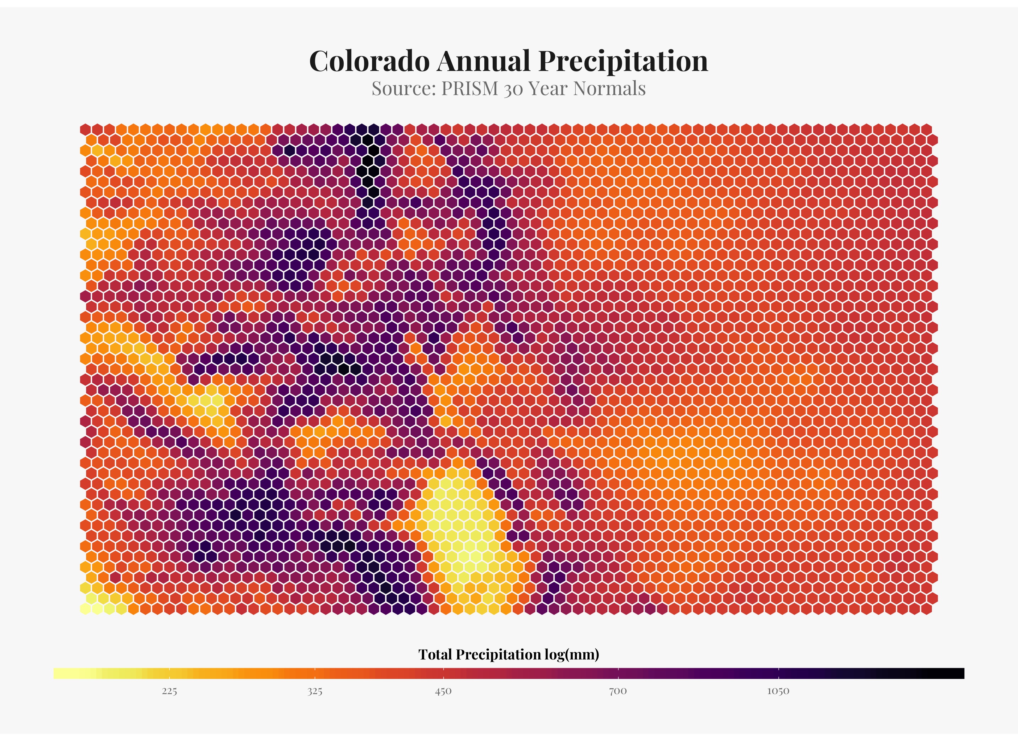 Precipitation Hex Grid
